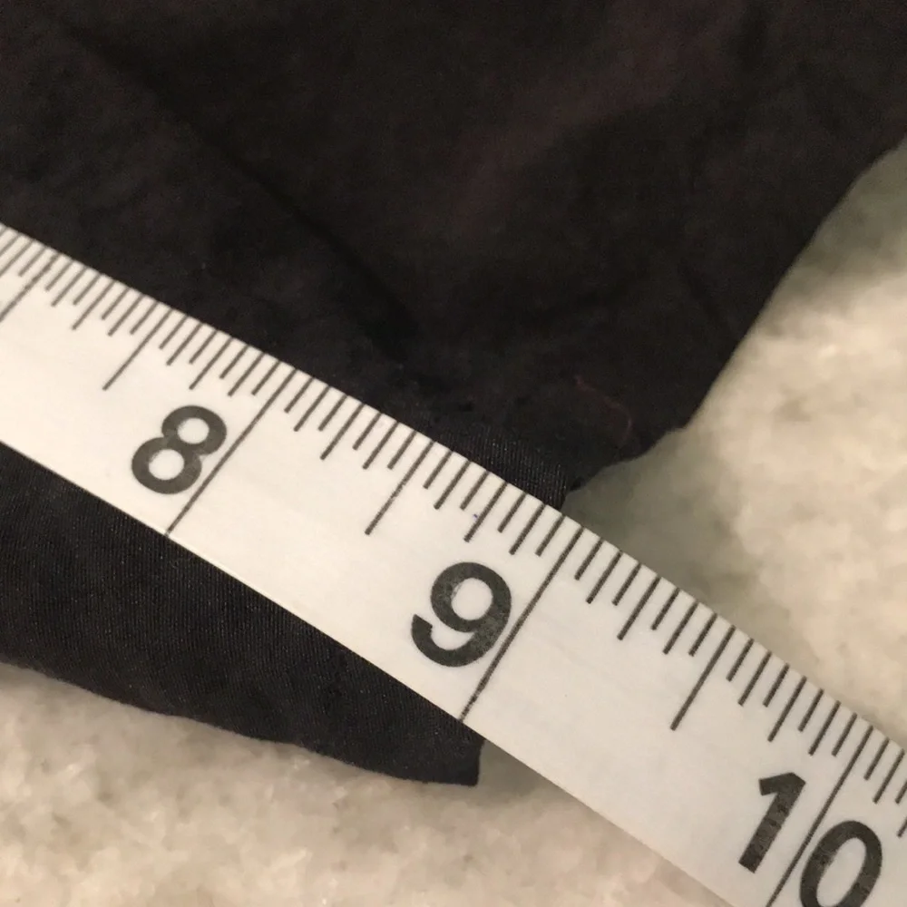 Speedo Swim Trunks Mens Size Large Black with Red Logo Pockets Drawstring Waist - Picture 10 of 10